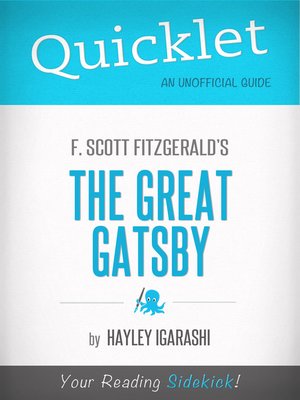 cover image of Quicklet on F. Scott Fitzgerald the Great Gatsby